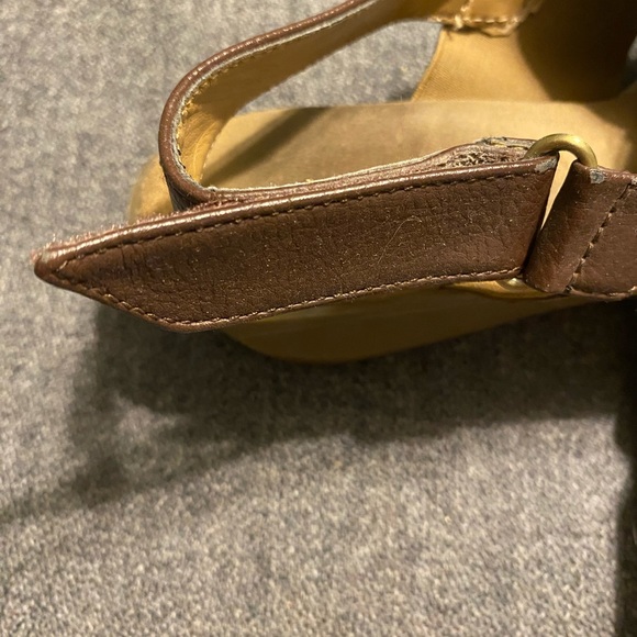 Aerosole leopard low wedge sandal - Picture 5 of 6